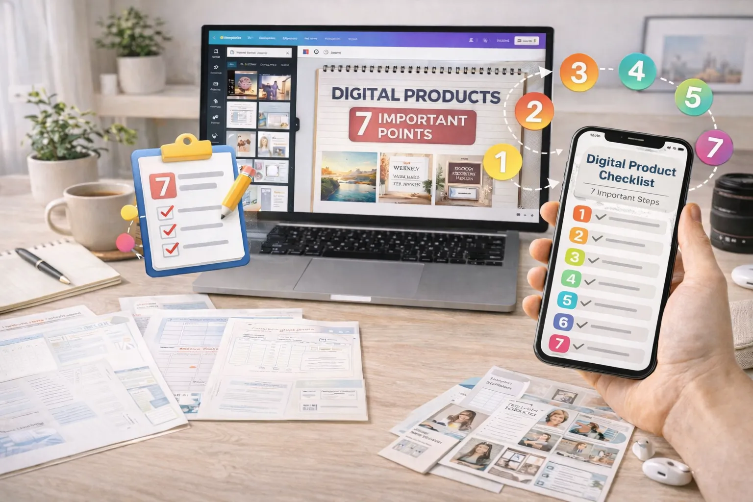 7 Critical Points to Consider When Preparing Digital Products