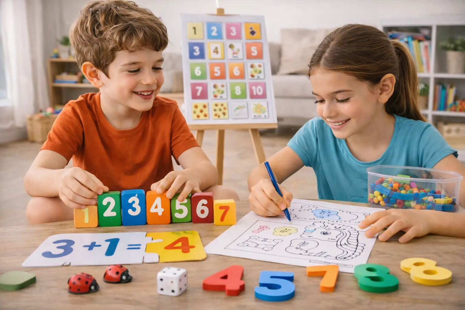 At-Home Activities to Strengthen the Concept of Numbers in Children Aged 4-8