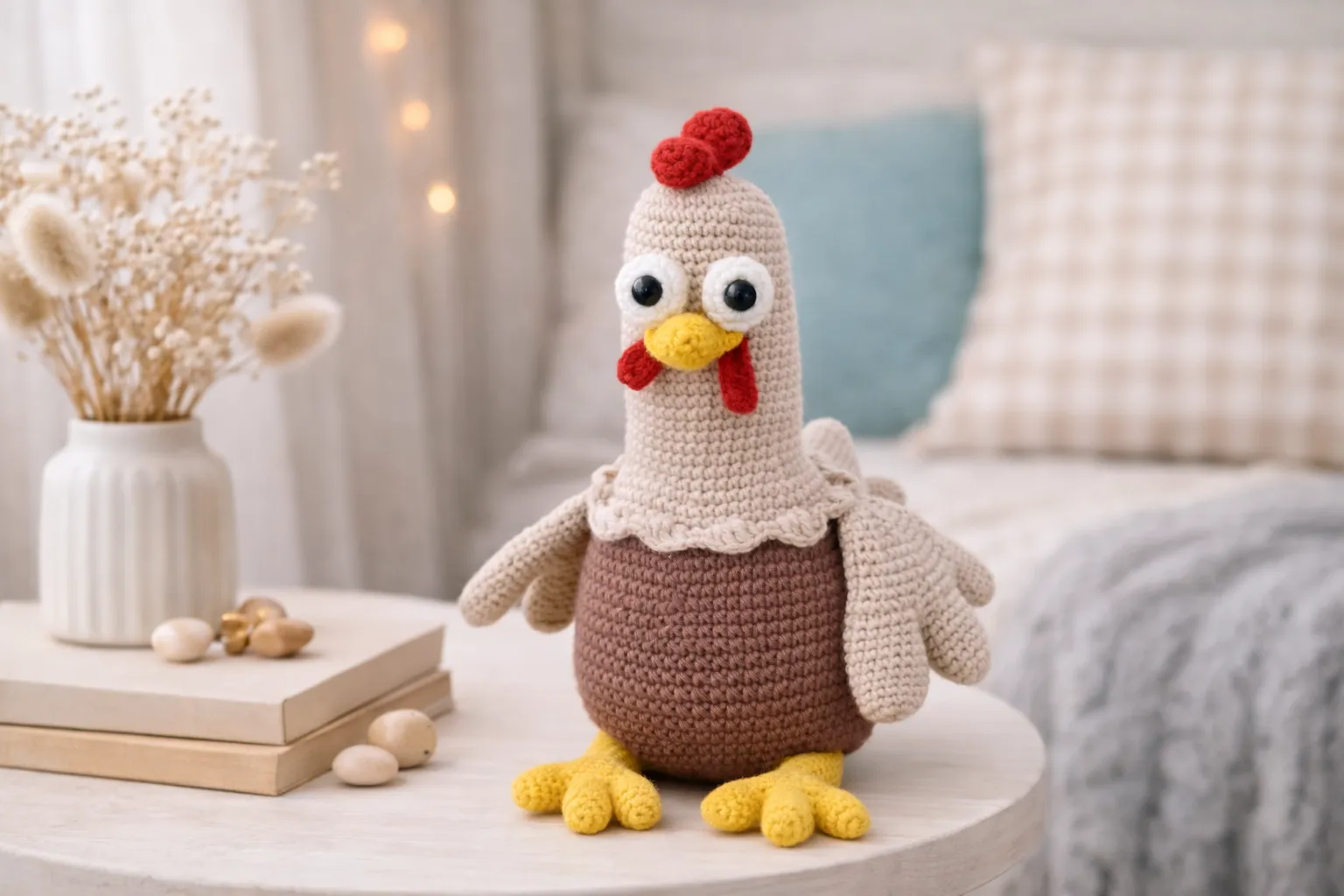 Haakpatroon van de Haan (Amigurumi)