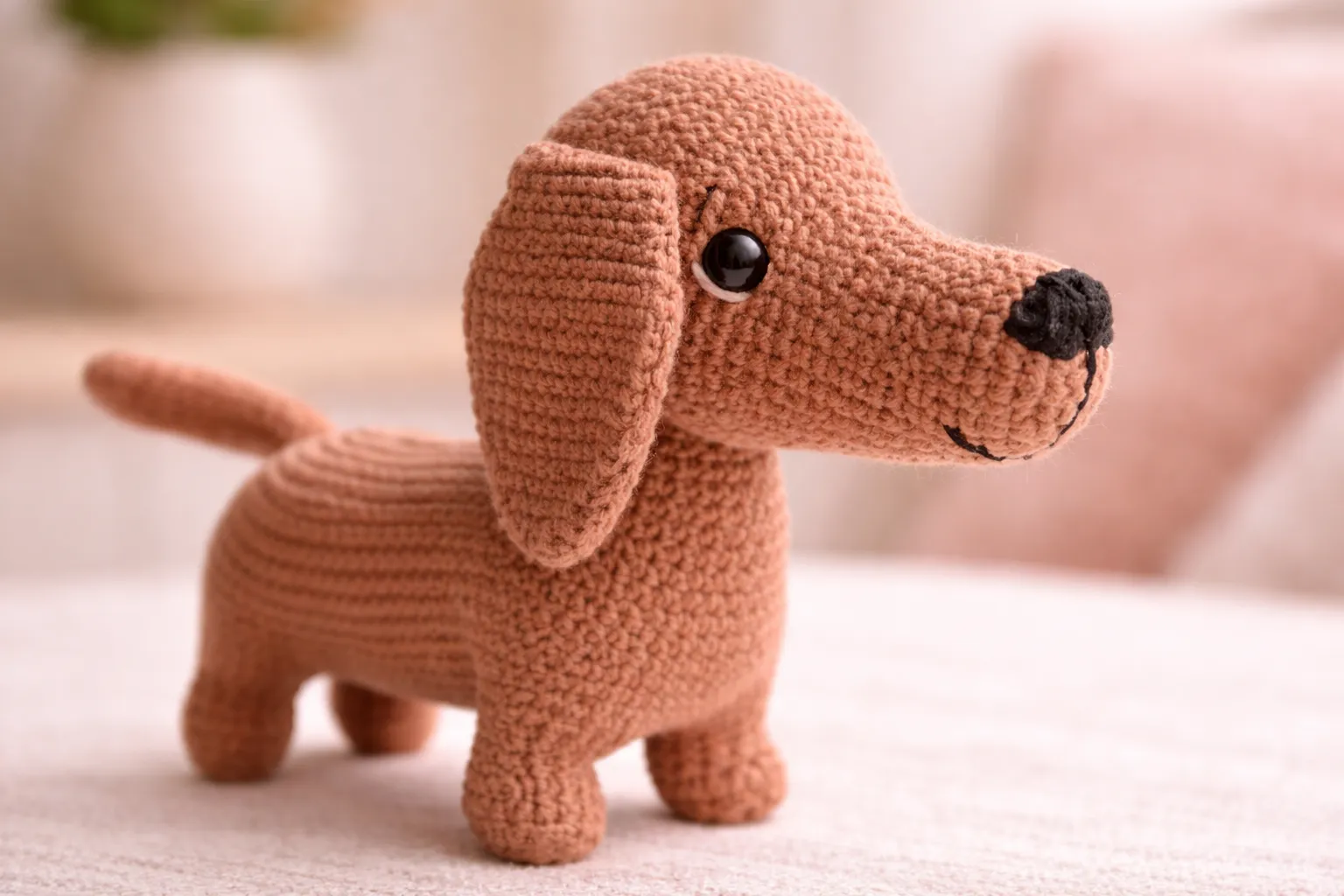 Haakpatroon van de Teckel Hond