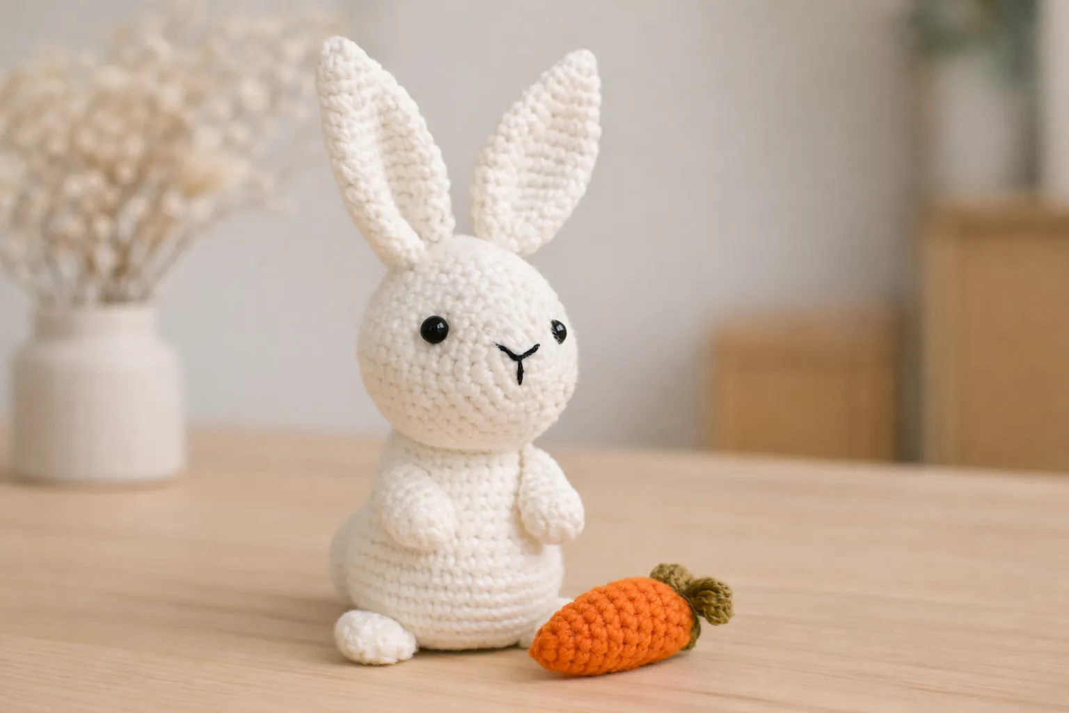 Haakpatroon van de Amigurumi Konijn