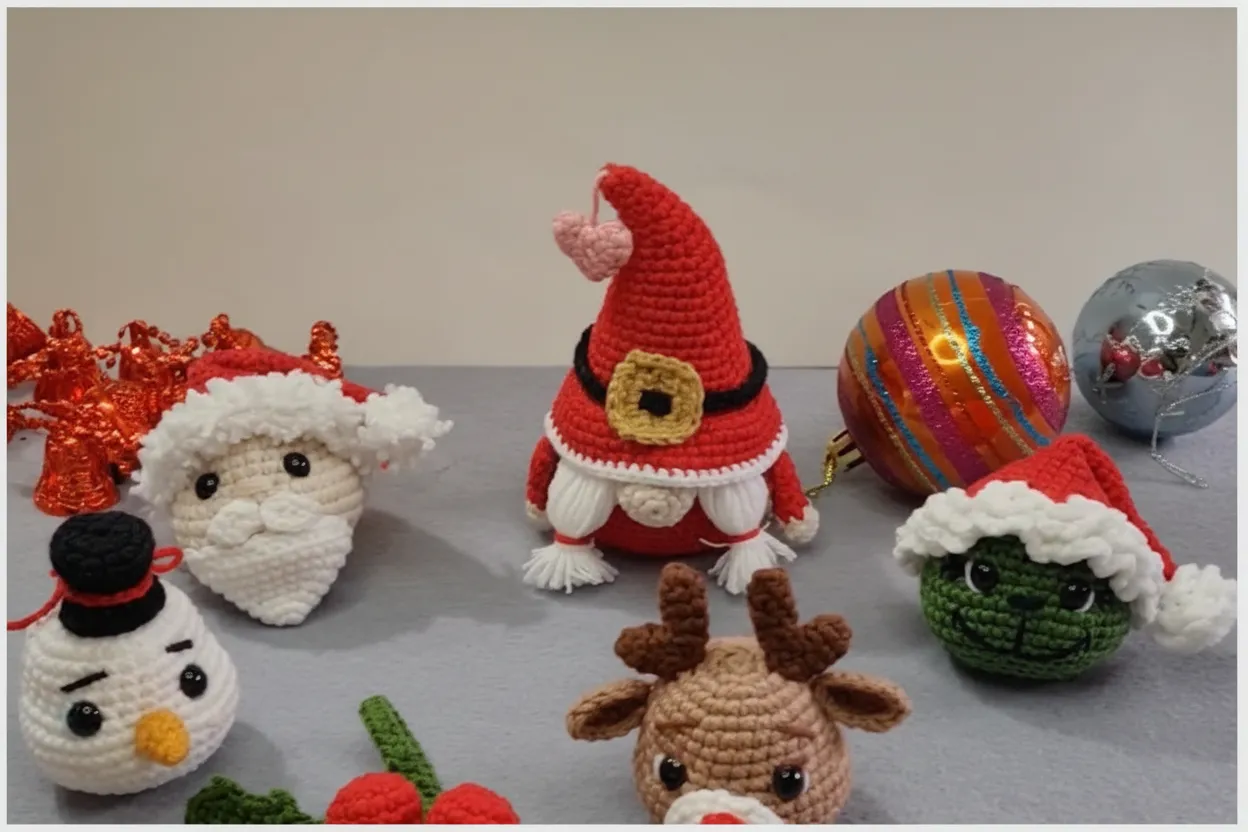 Christmas Ornament Crochet Pattern Bundle