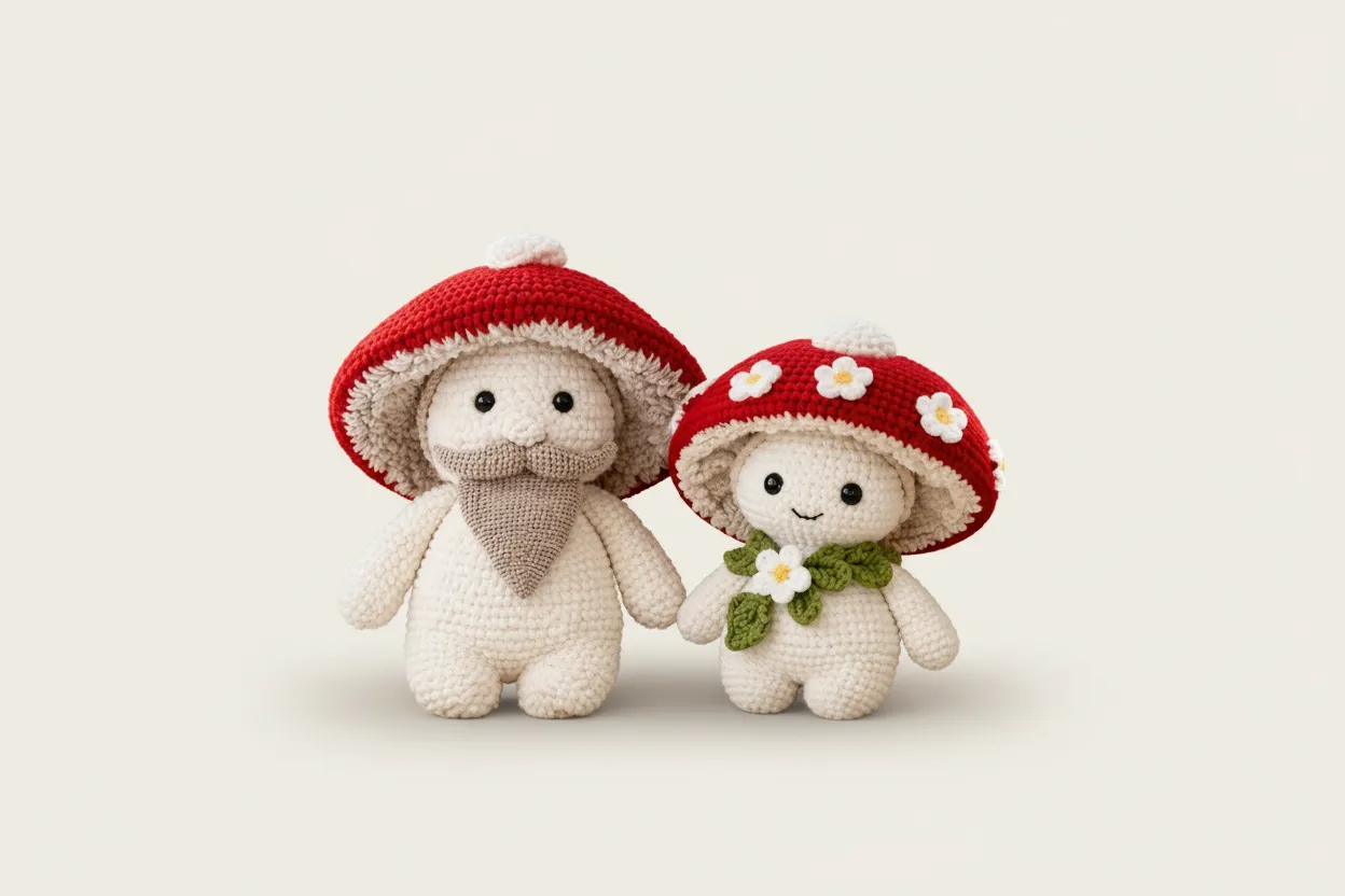 Mushroom Crochet Pattern Bundle