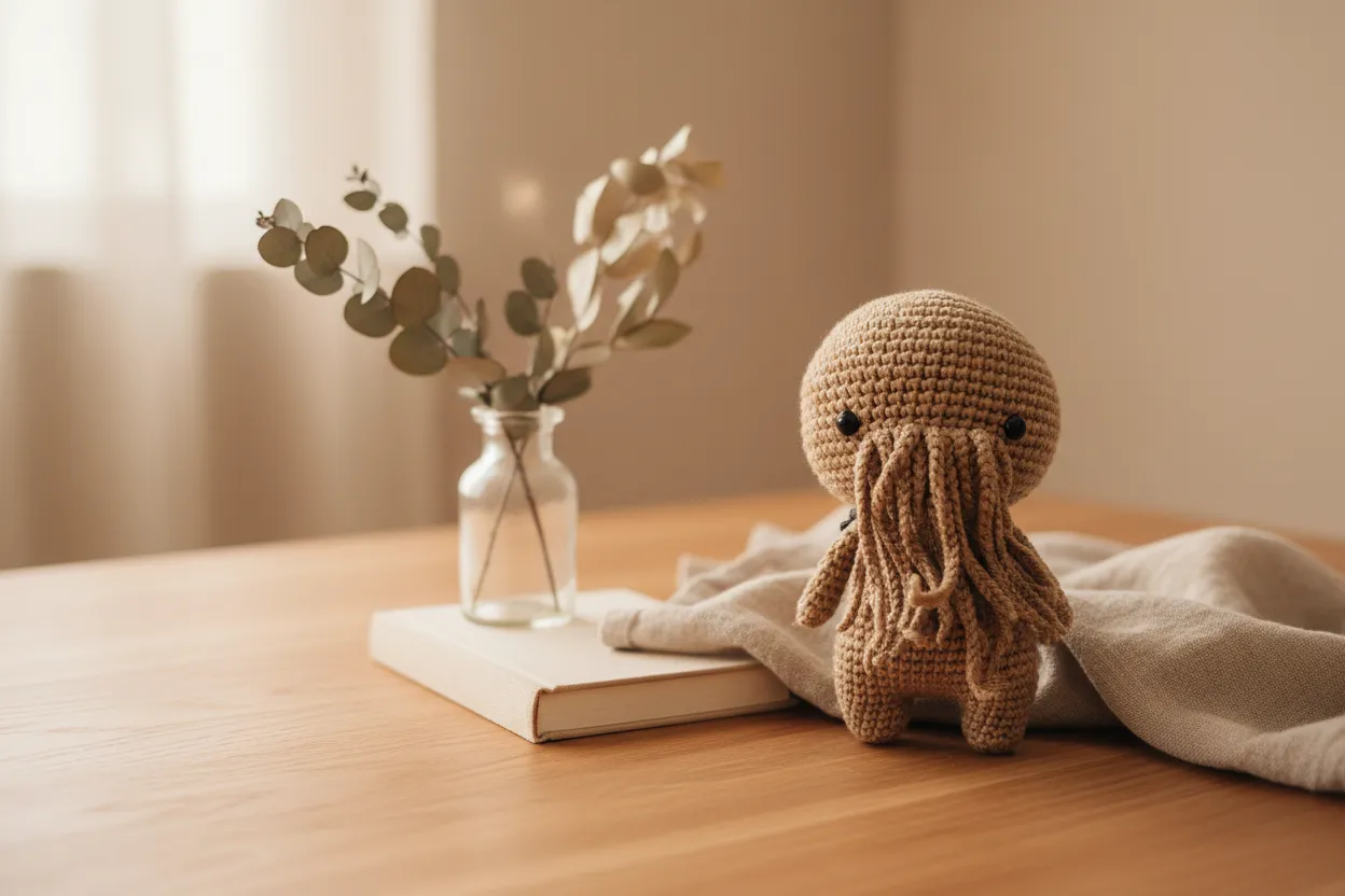 Haakpatroon van de Baby Cthulhu